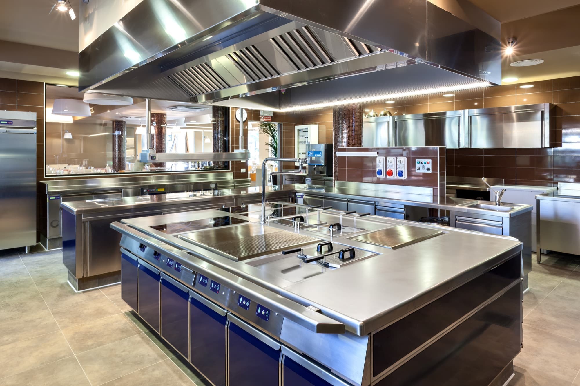 Production kitchen, food-safe IPM.